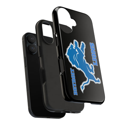 Detroit Lions iPhone Tough Phone Case, Football Fan Gift, Sports Phone Cover,