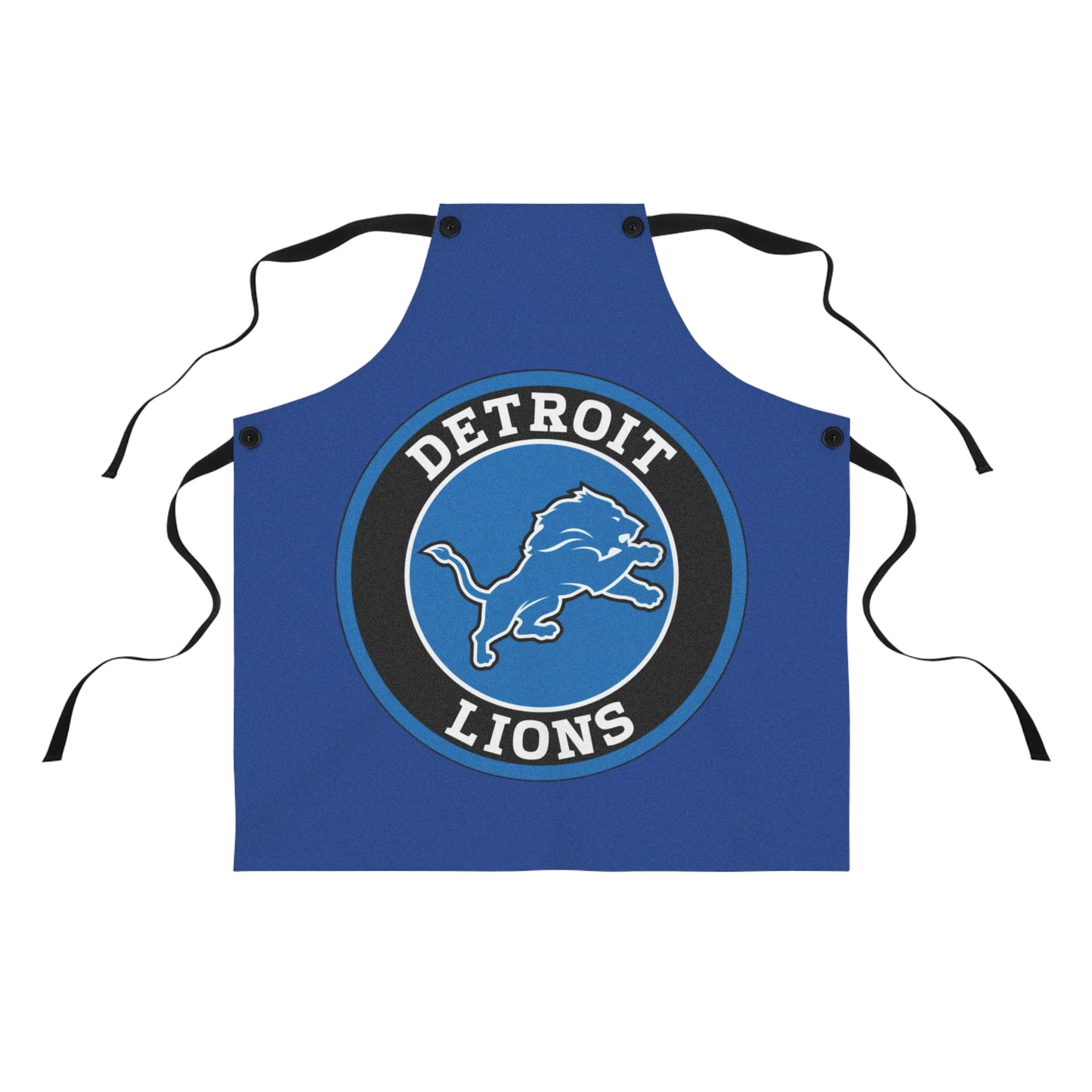 Detroit Lions Logo Apron, Football Fan Cooking Apron, NFL Team Kitchen