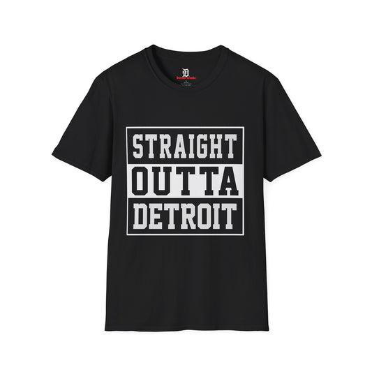 Straight outta Detroit Unisex Softstyle T-Shirt