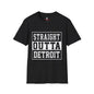 Straight outta Detroit Unisex Softstyle T-Shirt