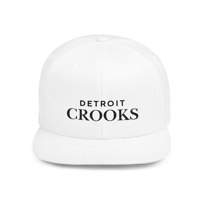 Flat Bill Snapback Detroit Crooks Brand