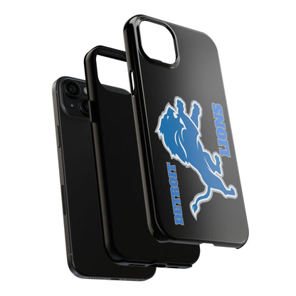 Detroit Lions iPhone Tough Phone Case, Football Fan Gift, Sports Phone Cover,