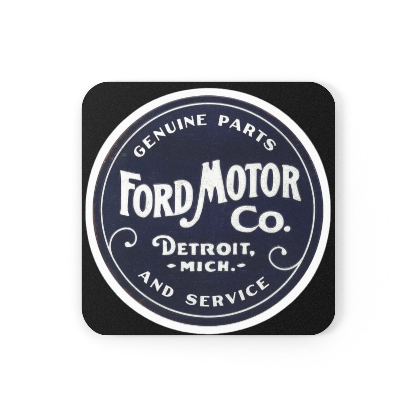 Ford Motor Company Cork Back Coaster