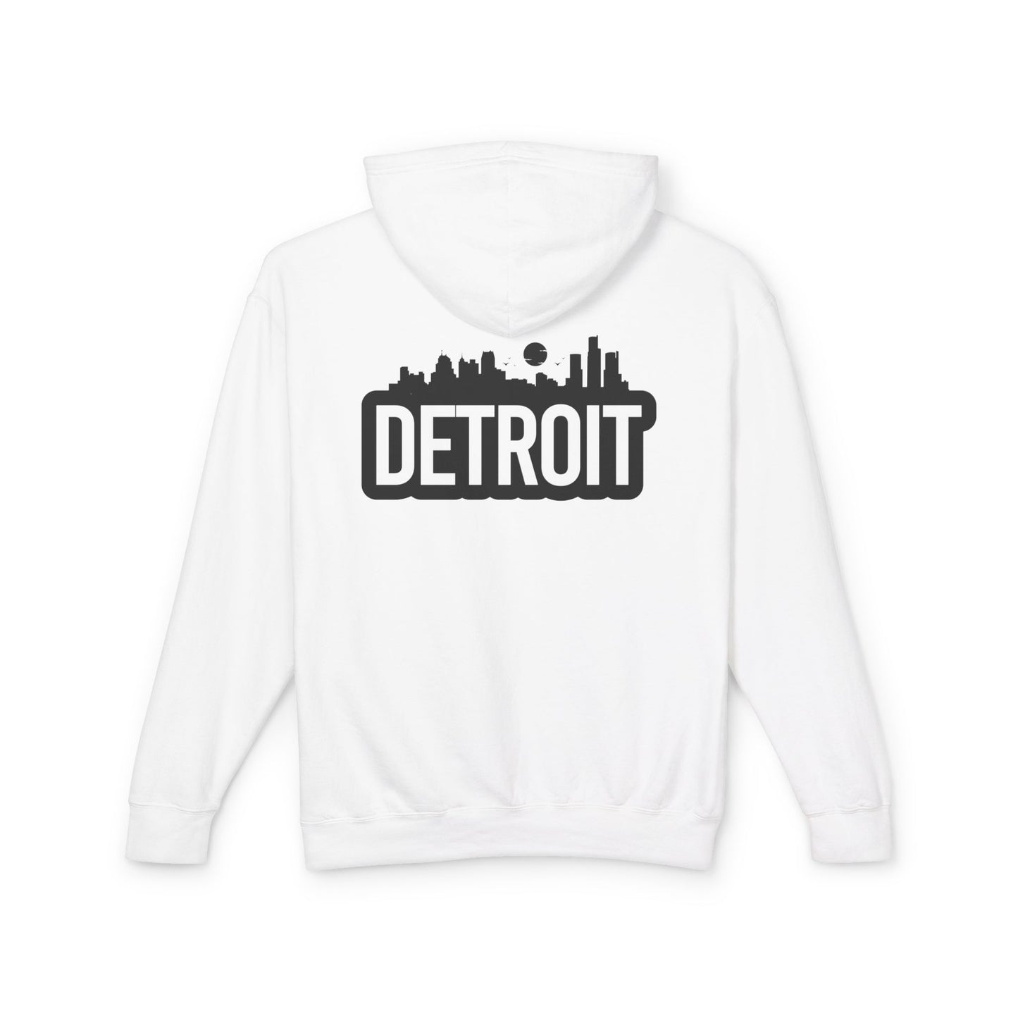 Detroit City Skyline Lightweight Hoodie