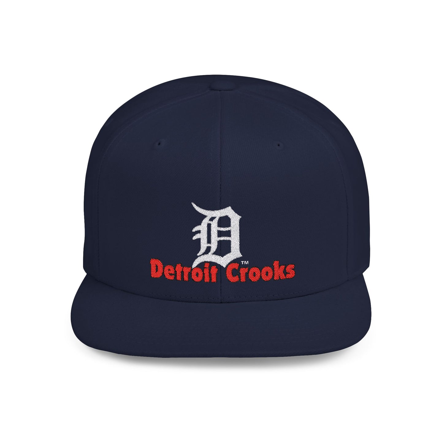 Detroit Crooks Flat Bill Snapback