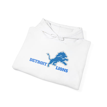 Detroit Lions Fan Art Hoodie Pullover, Football Team Sweatshirt, Lions Apparel