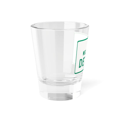 Welcome to Detroit Shot Glass, 1.5oz