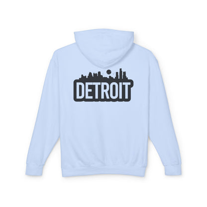 Detroit City Skyline Lightweight Hoodie