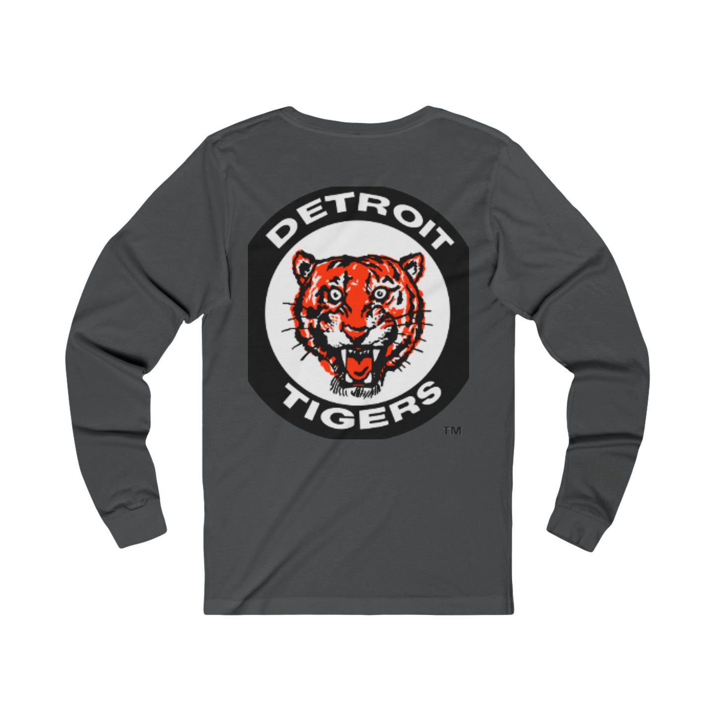 Detroit Tiger Baseball Unisex Jersey Long Sleeve Tee 2 prints