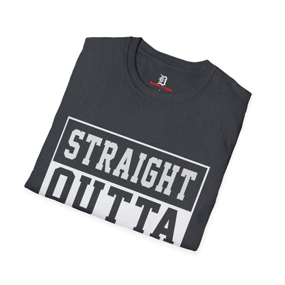 Straight outta Detroit Unisex Softstyle T-Shirt