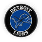 Detroit Lions NFL Wall Clock Detroit