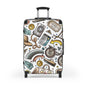 Vintage Travel Suitcase, Retro Style Luggage for Traveling, Modern Design