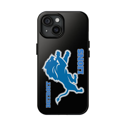 Detroit Lions iPhone Tough Phone Case, Football Fan Gift, Sports Phone Cover,