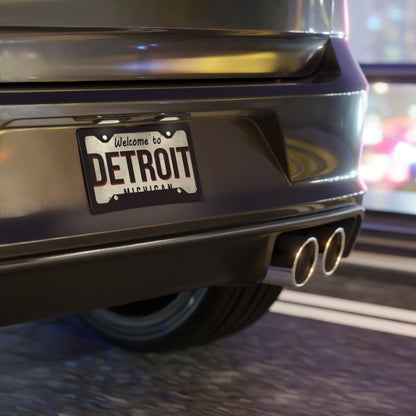 Welcome to Detroit Vanity Plate car plate