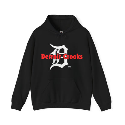 Detroit Crooks Unisex Hoodie, Sweatshirt with Detroit Crooks brand, Detroit