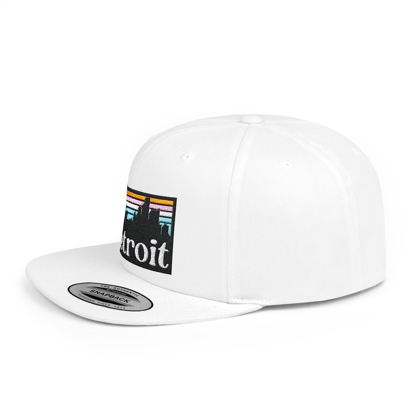 Detroit Skyline Flat Bill Snapback