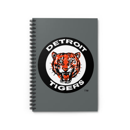 Vintage Detroit Tigers Logo Spiral Notebook - Ruled Line