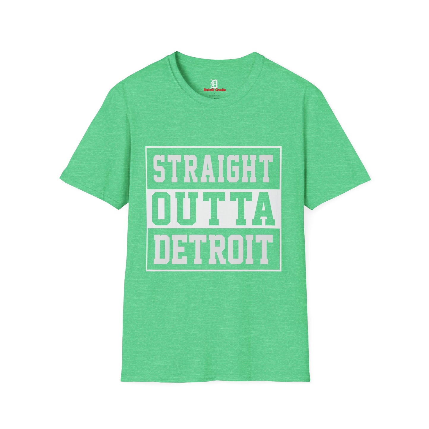 Straight outta Detroit Unisex Softstyle T-Shirt