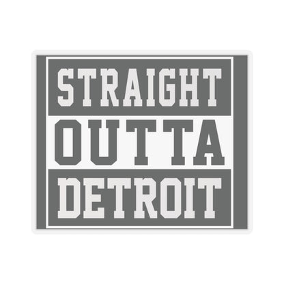 Detroit Kiss-Cut Stickers, Straight Outta Motown Decals, Various Sizes