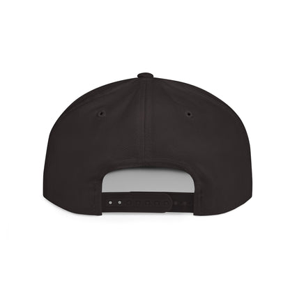 Detroit D Flat Bill Snapback Hat - Embroidered Baseball Cap, Detroit English D