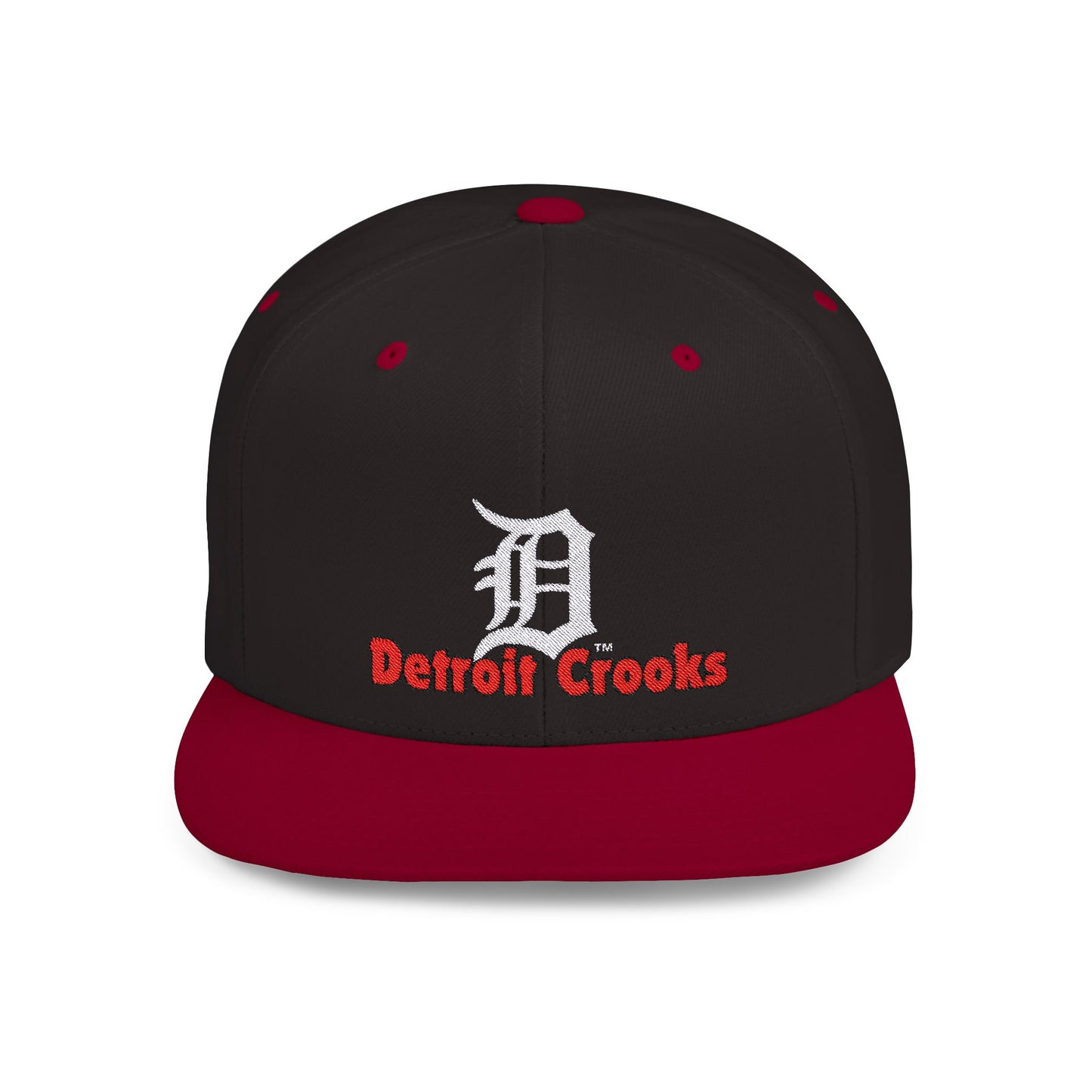 Detroit Crooks Flat Bill Snapback