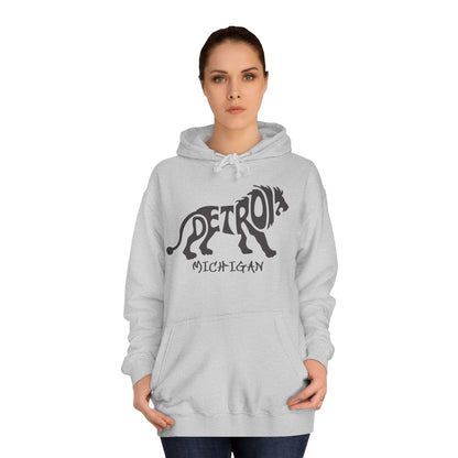 Detroit Lions Vintage Logo NFL Unisex College Hoodie 2 prints