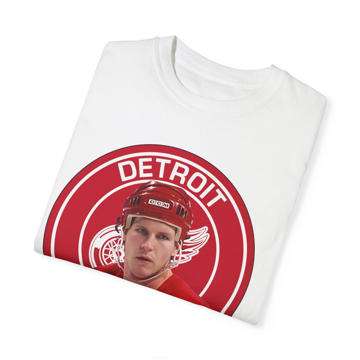 Bob Probert Detroit Red Wings #24 Unisex Garment-Dyed T-shirt, Vintage Hockey