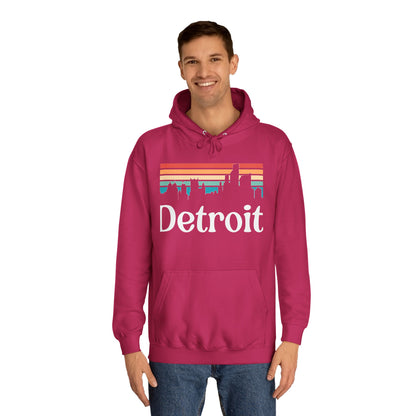 Detroit City Unisex College Hoodie Detroit Michigan hoodie