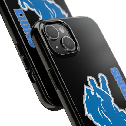 Detroit Lions iPhone Tough Phone Case, Football Fan Gift, Sports Phone Cover,