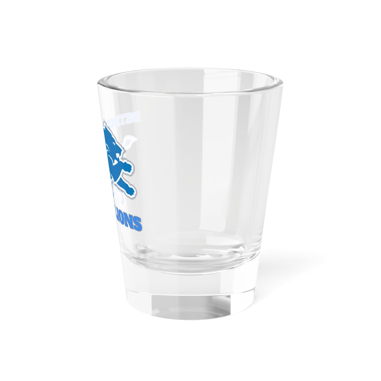 Detroit Lions Fan Shot Glass, 1.5 oz - NFL Football Team Design, Detroit Lions