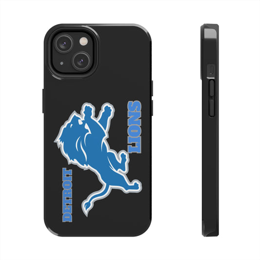 Detroit Lions iPhone Tough Phone Case, Football Fan Gift, Sports Phone Cover,