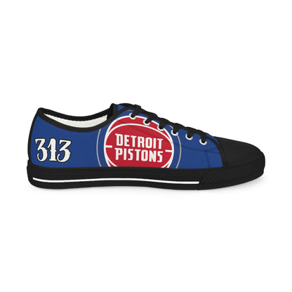 Detroit Pistons Men's Low Top Sneakers NBA Detroit