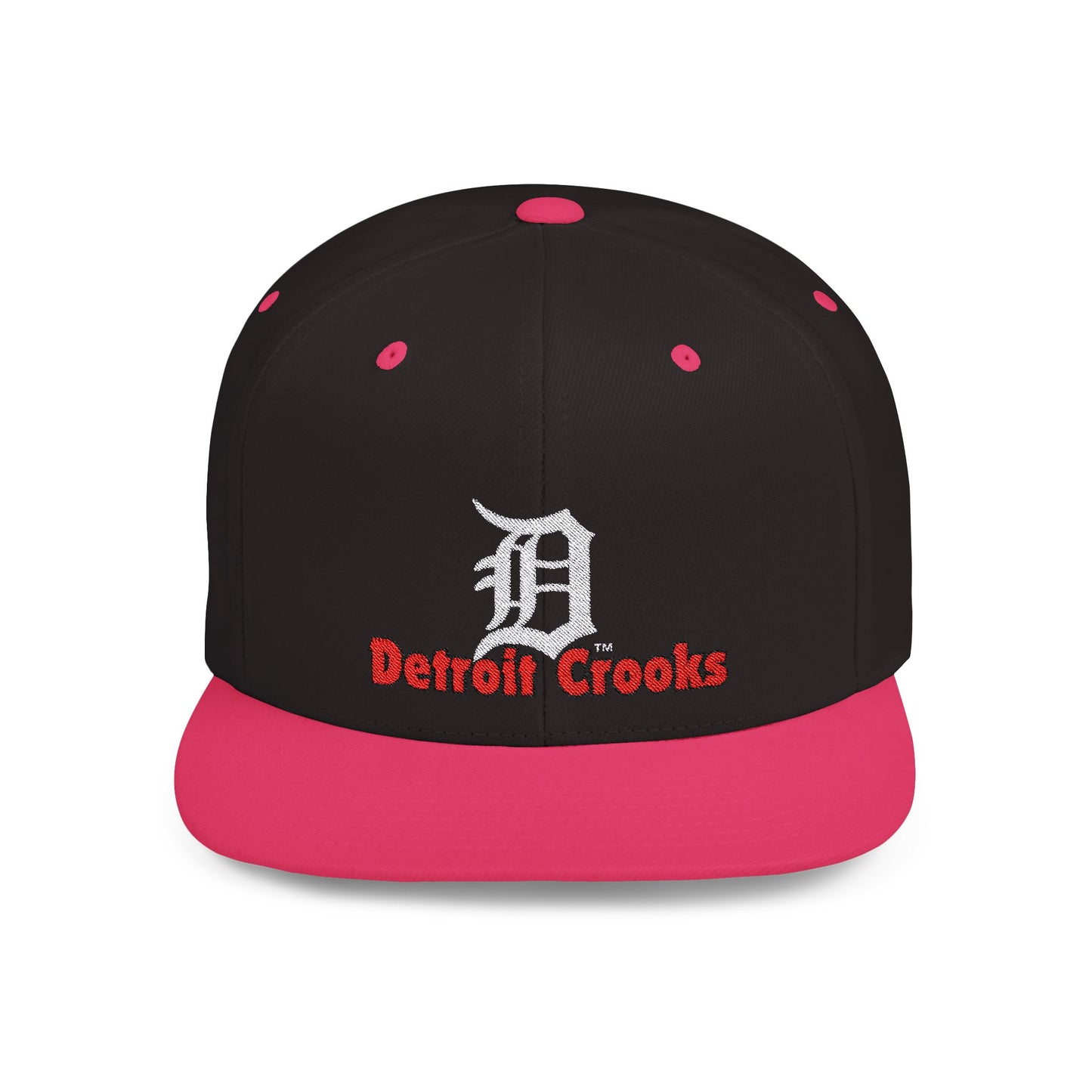 Detroit Crooks Flat Bill Snapback