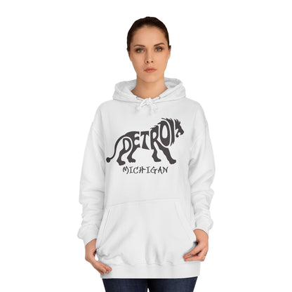 Detroit Lions Vintage Logo NFL Unisex College Hoodie 2 prints