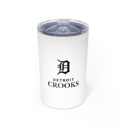 Detroit Crooks Design Tumbler, 11oz - Stainless Steel Travel Mug, Insulated Cup