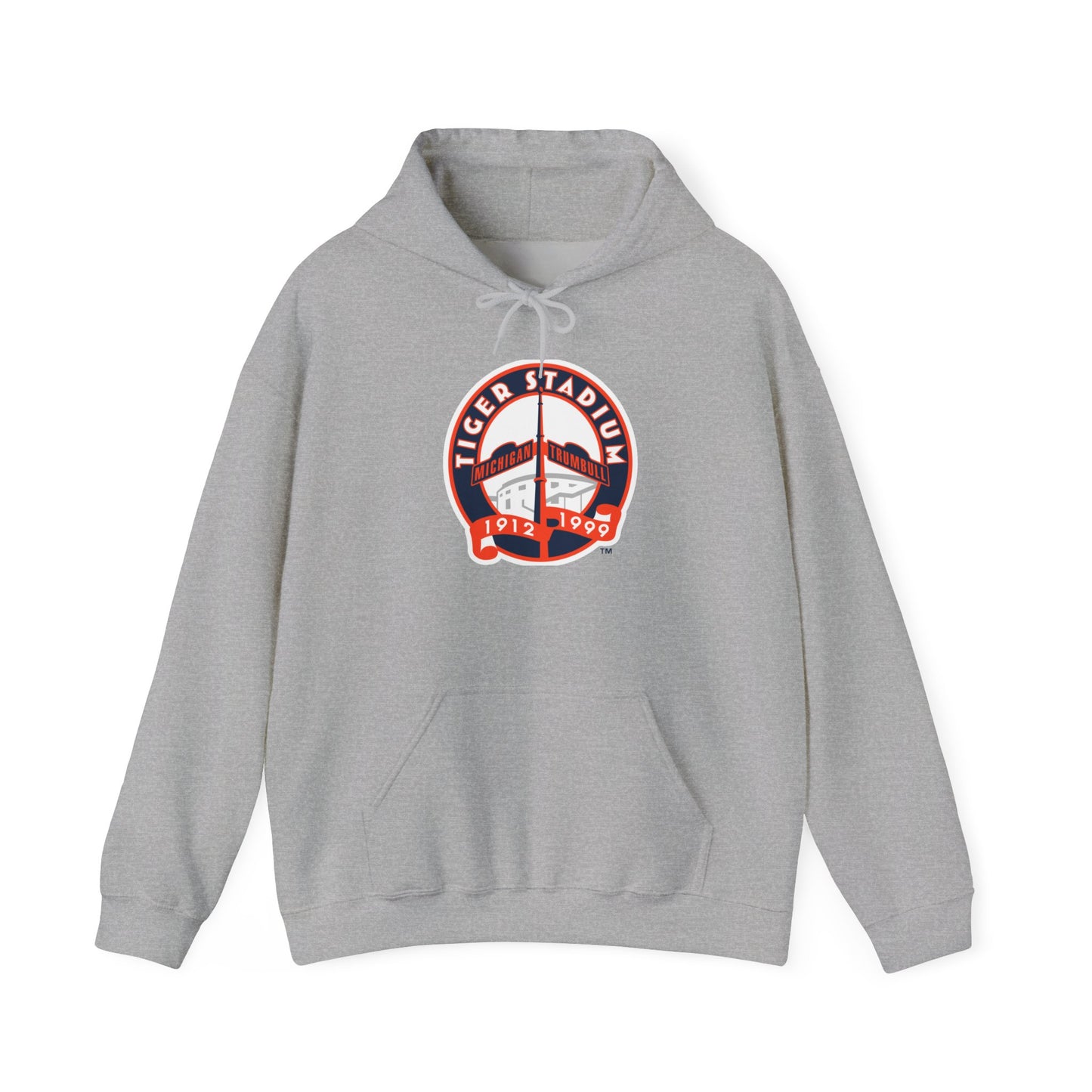 Detroit Tigers Vintage Logo Fan Art Hooded Sweatshirt, Detroit Tigers Hoodie,