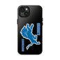 Detroit Lions iPhone Tough Phone Case, Football Fan Gift, Sports Phone Cover,