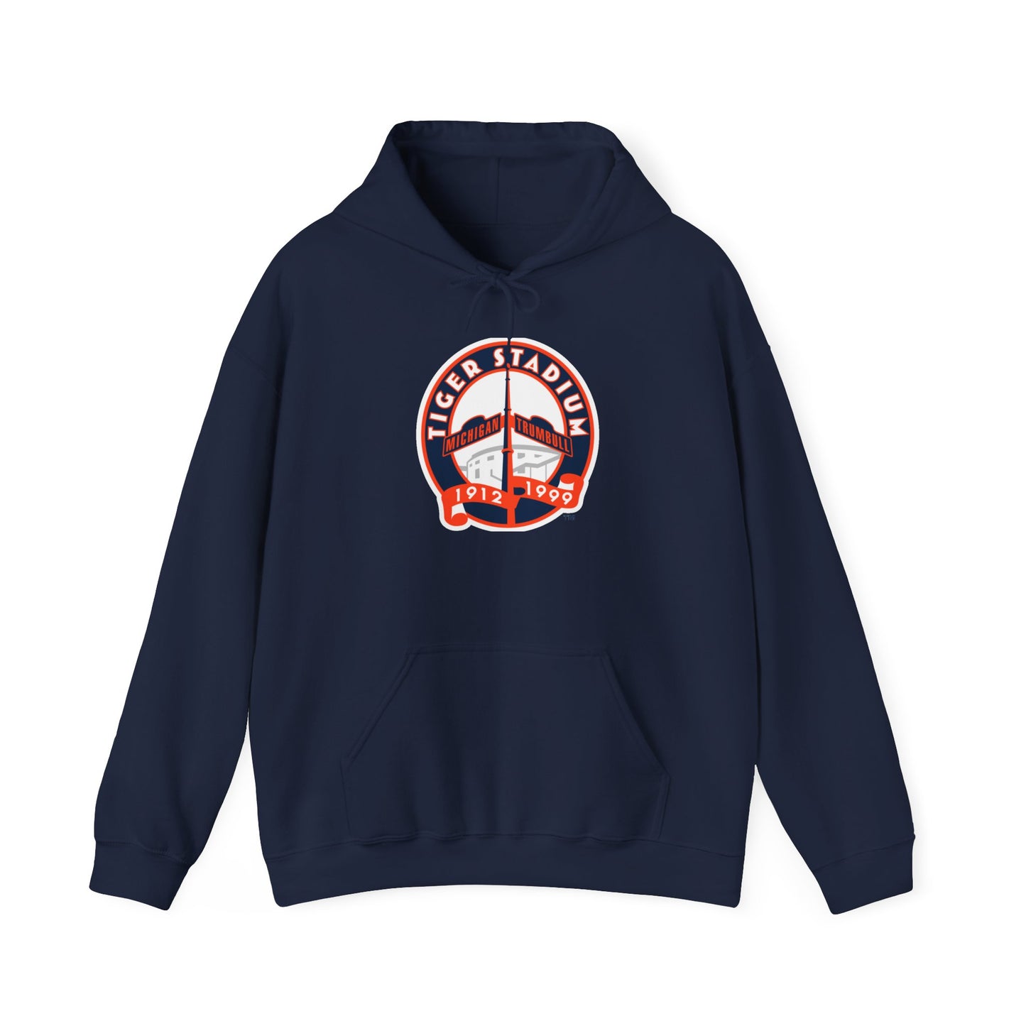 Detroit Tigers Vintage Logo Fan Art Hooded Sweatshirt, Detroit Tigers Hoodie,