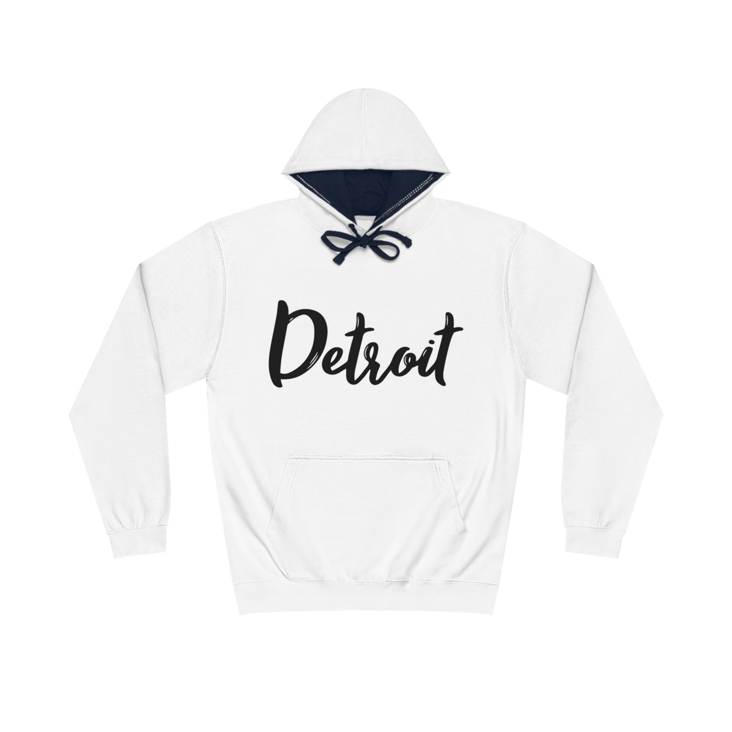 Detroit City Unisex Varsity Hoodie by Detroit Crooks