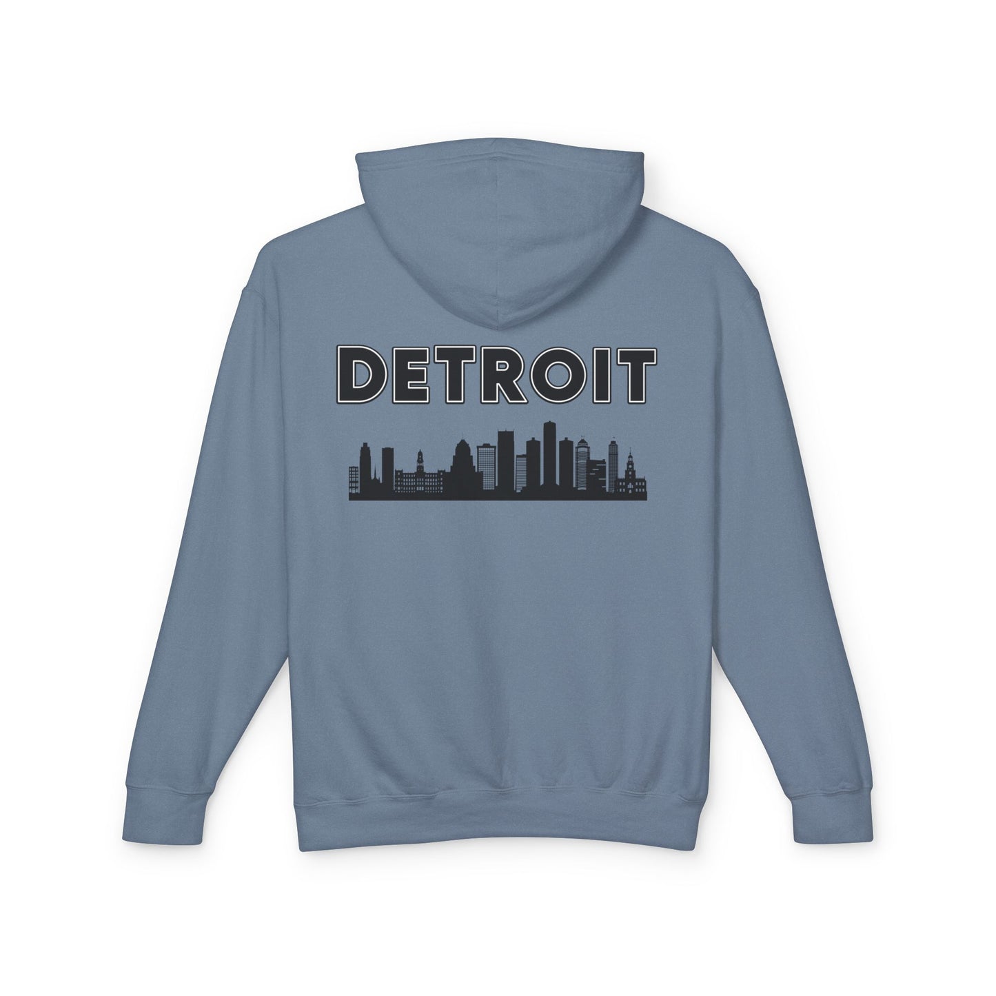 Detroit Style Lightweight Hoodie, Motor City Fashion Sweatshirt, Michigan Urban