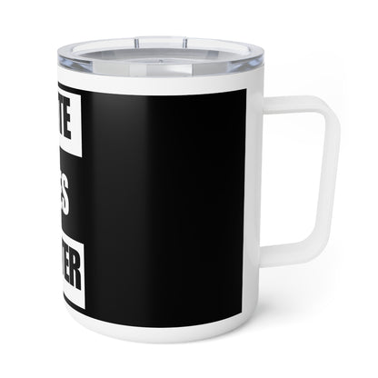 White Lives Matter Coffee Mug, Insulated Cup for Hot or Cold Drinks, Activist