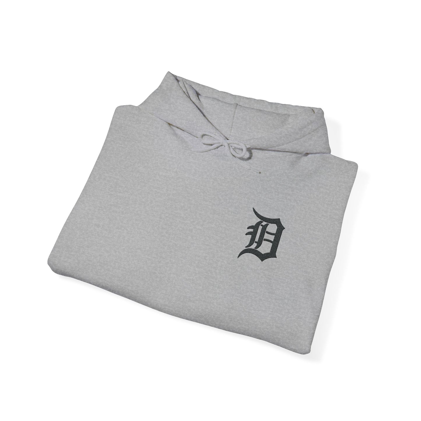 Detroit D Stitched Hoodie Embroidered