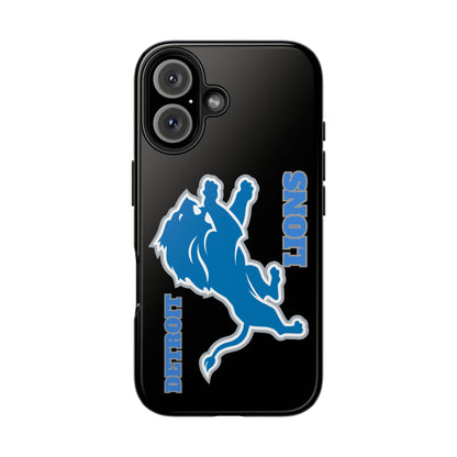 Detroit Lions iPhone Tough Phone Case, Football Fan Gift, Sports Phone Cover,