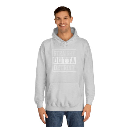 Straight outta Detroit Unisex College Hoodie