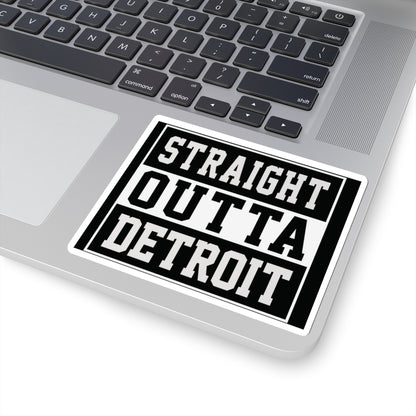 Detroit Kiss-Cut Stickers, Straight Outta Motown Decals, Various Sizes