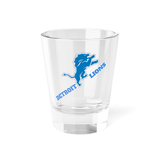 Detroit Lions Fan Art Shot Glass, 1.5oz