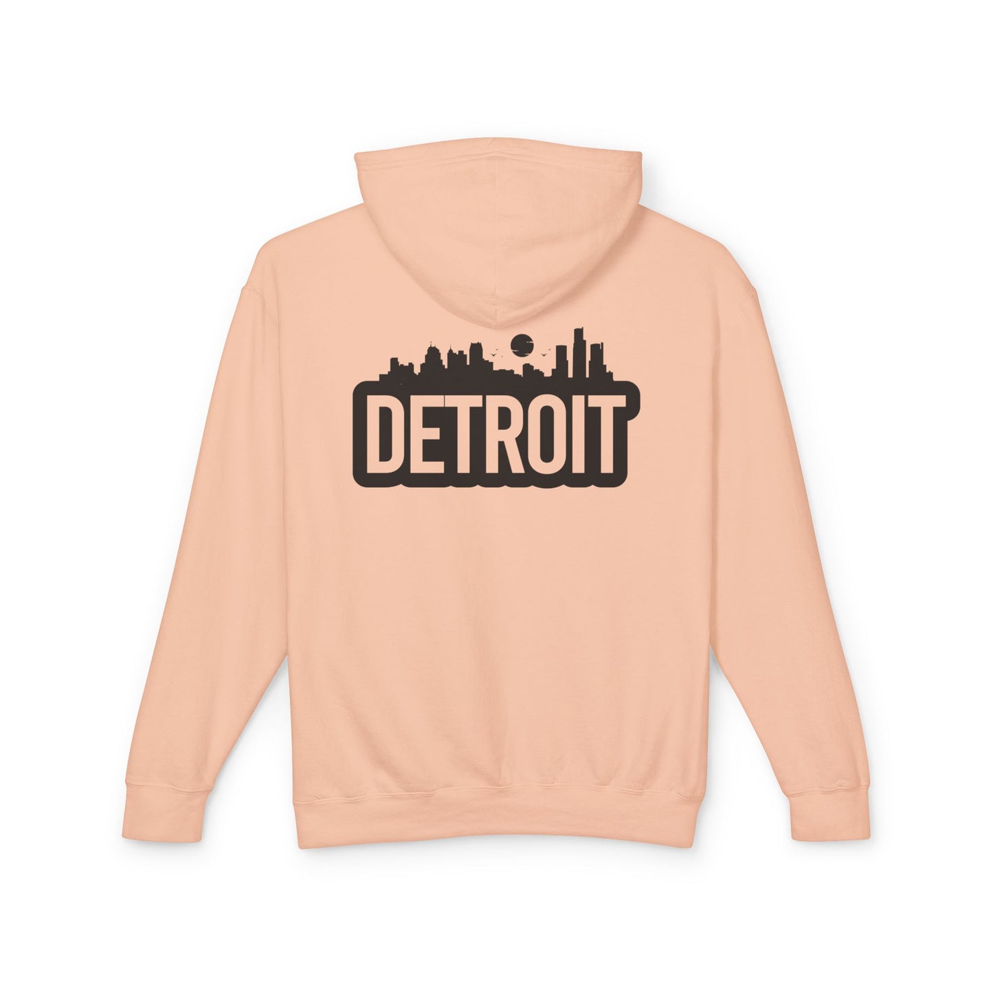 Detroit City Skyline Lightweight Hoodie