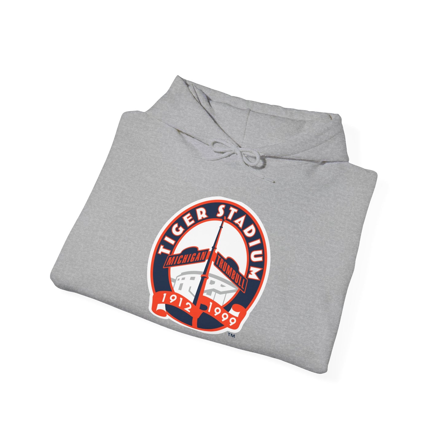 Detroit Tigers Vintage Logo Fan Art Hooded Sweatshirt, Detroit Tigers Hoodie,