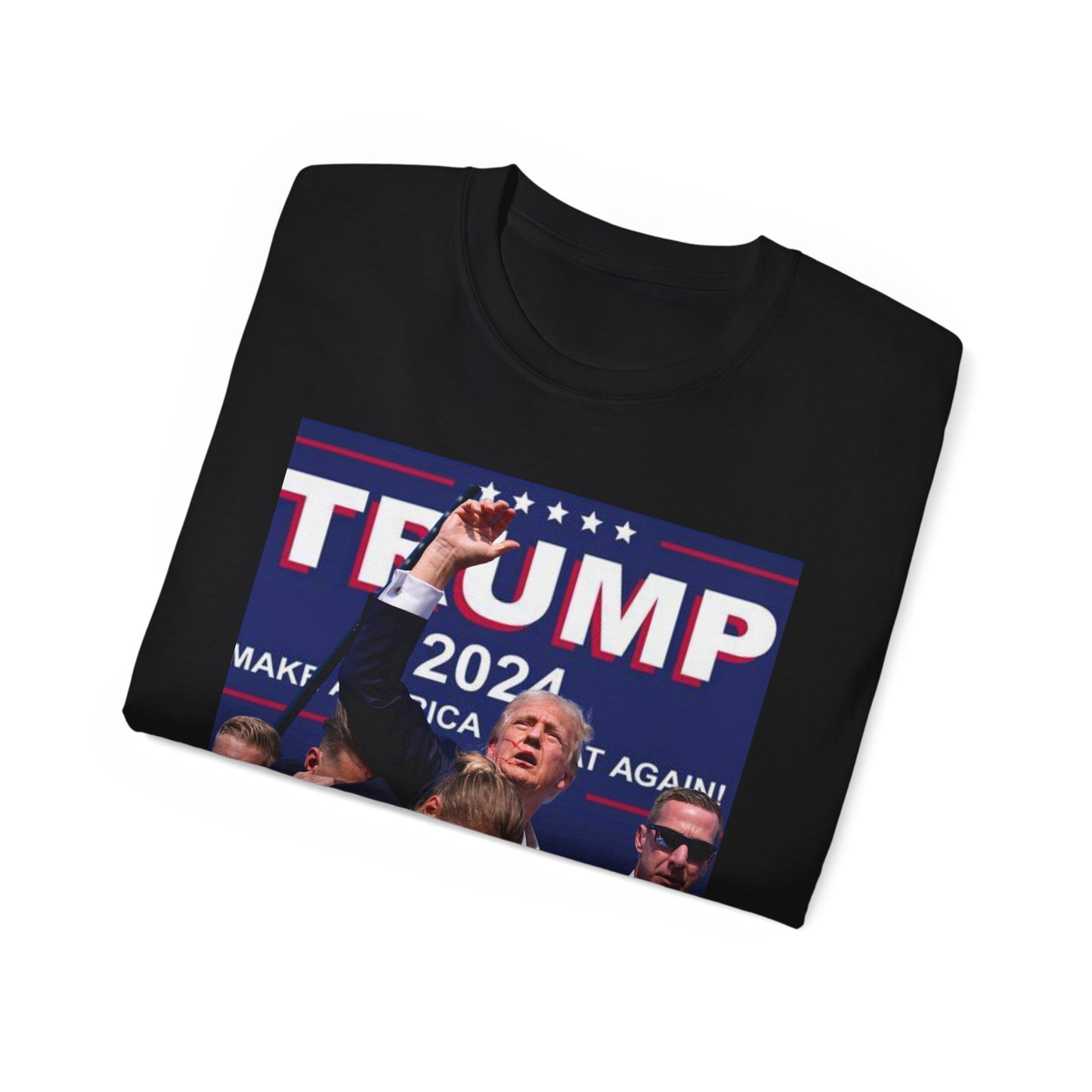 Trump Fight Fight Fight 2024 Unisex Ultra Cotton Tee