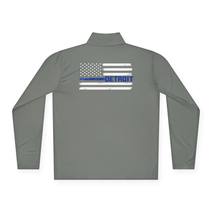 Detroit Blue Line Quarter-Zip Pullover Detroit Blue Line